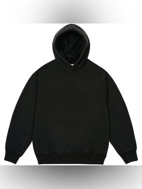 Palace UNITAS PIGMENT WASH HOOD BLACK Hooded Logo Sweatshirt SS25 Men's Size XL.